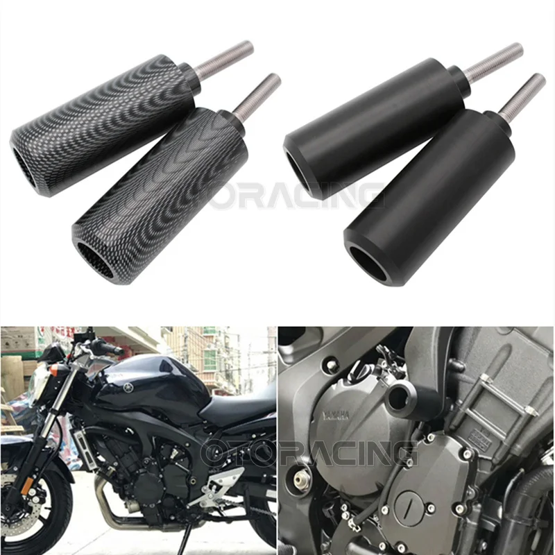 

Motorcycle Accessories Black /Carbon Frame Sliders Falling Protection For Yamaha FZ6 FZ600 2004 2005 2006 2007 2008