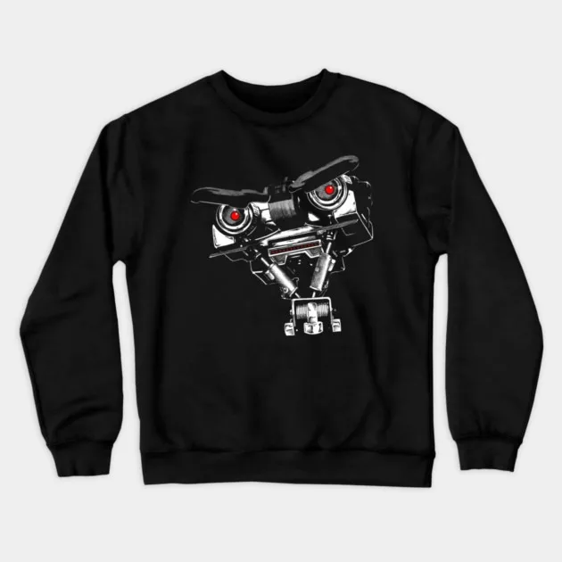 

Autumn and Winter Style Mecha - Mystery - Humor Sweatshirt, "Mechanical Owl - Like Figure" Graphic for A Trendy and Witty Look
