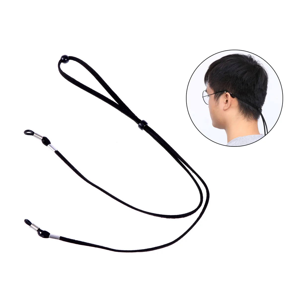 

Non slip Glasses Rope Black String Retainer Strap Eyeglasses Holder Chain Straps Women Cord Band Lightweight Durable