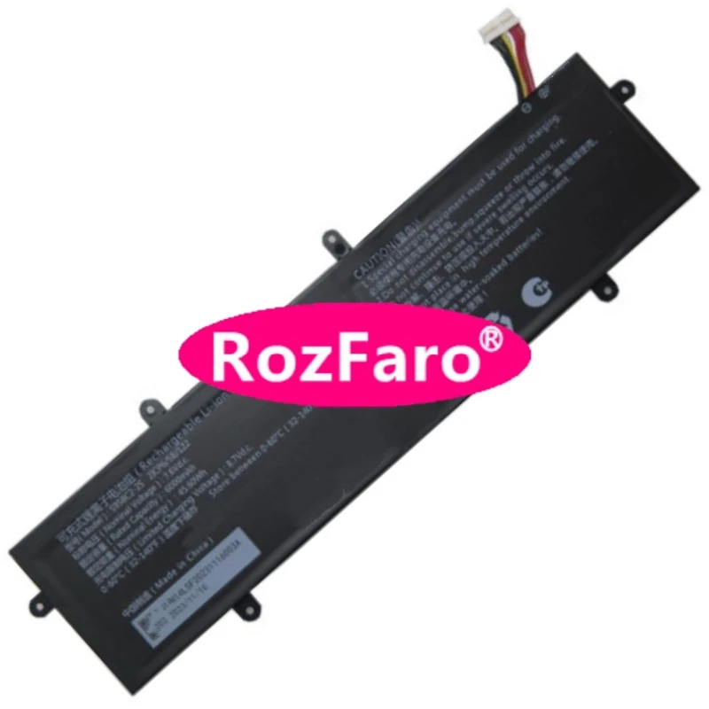 RozFaro 5958C2-2S Laptop Battery 7.6V For OSiO FocusLine F140A F140A-001 F140A-002 F140A-007 F140A-008 F140A-009 F140A-011