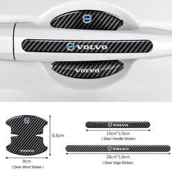 Car Sticker Door Handle Bowl Scratch Protective Sticker For Volvo C40 V60 V40 XC90 S60 C30 XC60 V50 V70 S90 XC40 S80 V90 S40 S90