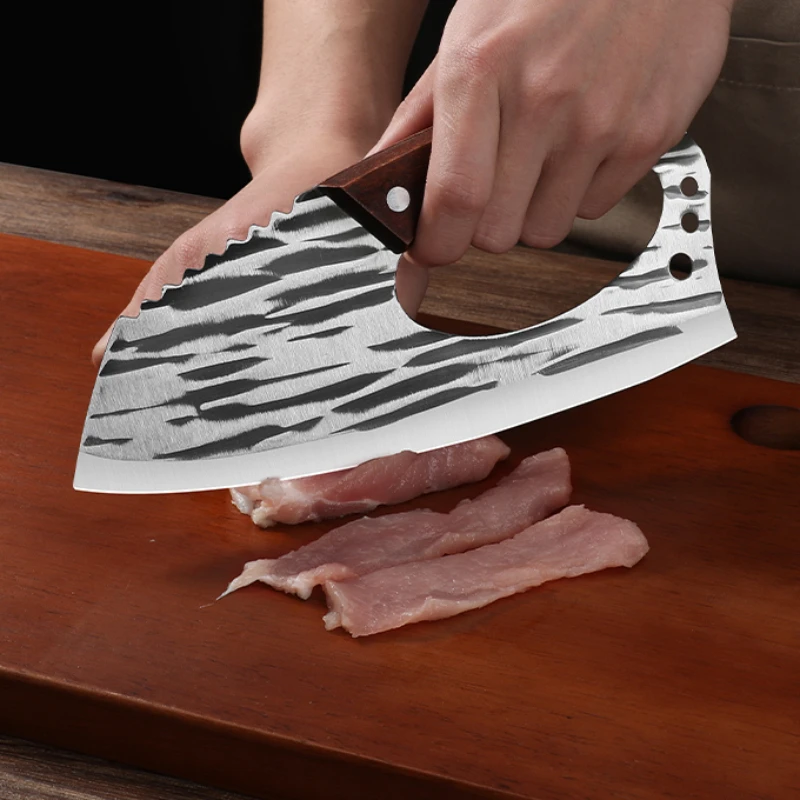 Forged and Labor-Saving Kitchen Knife Household Slicer Sharp Meat Cutter Kitchen Specific Knife Multifunctional Knife C