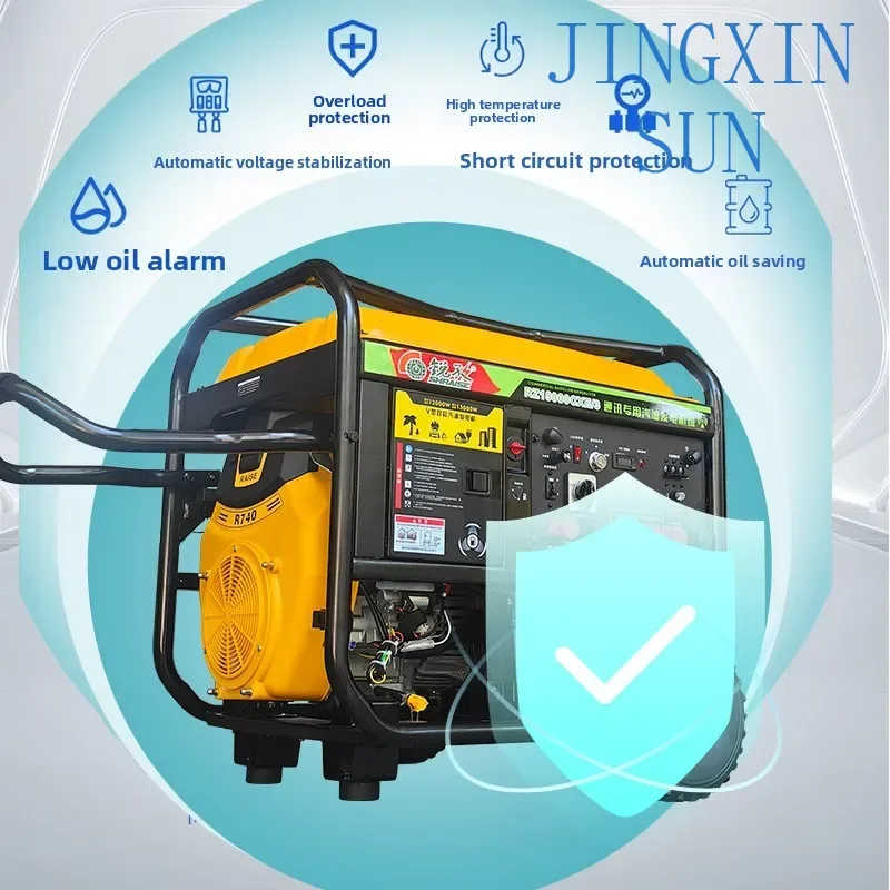 Light and small portable 2-20kW dual voltage equal power  generator