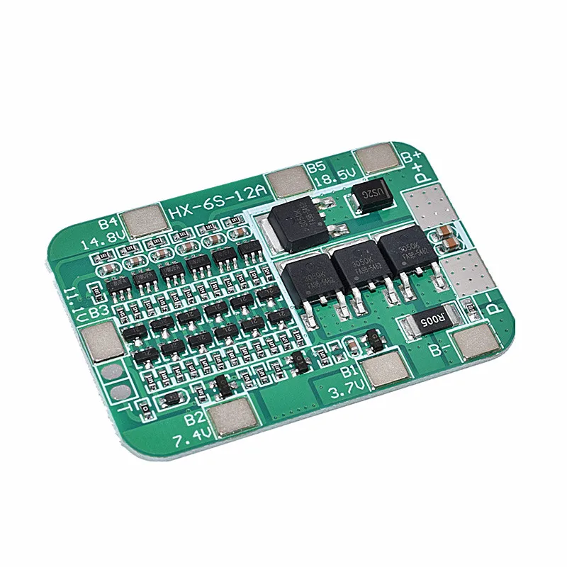 1S 2S 3S 4S 5S 6S 3A 20A 30A Li-ion Lithium Battery 18650 Charger BMS Protection Board For Drill Motor Lipo Cell Module