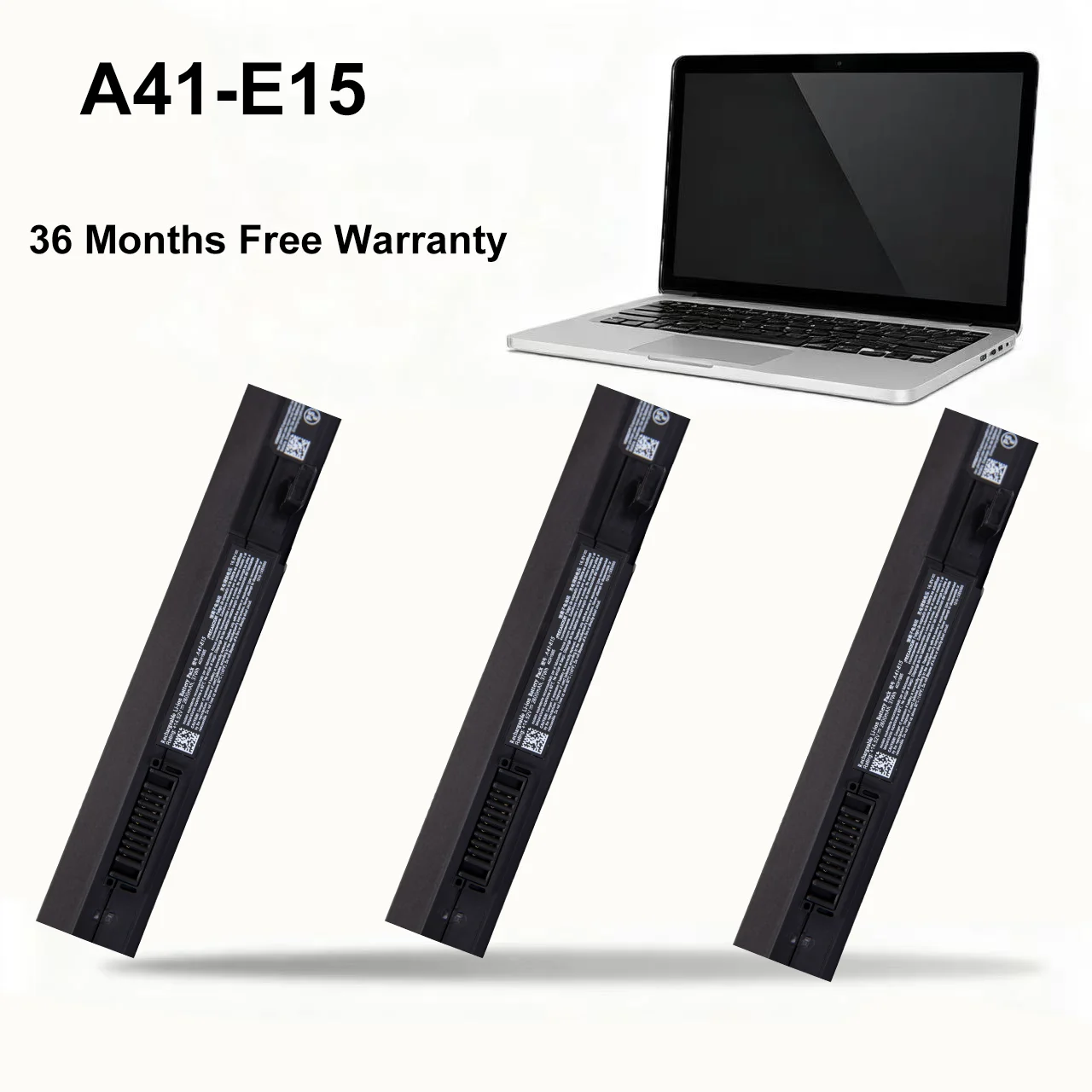 A41-E15 แบตเตอรี่ใหม่สำหรับเมเดียน อะโกย่า P6669 P6677 X6601 E6429 E6435 MD60105 60322 60330 60442