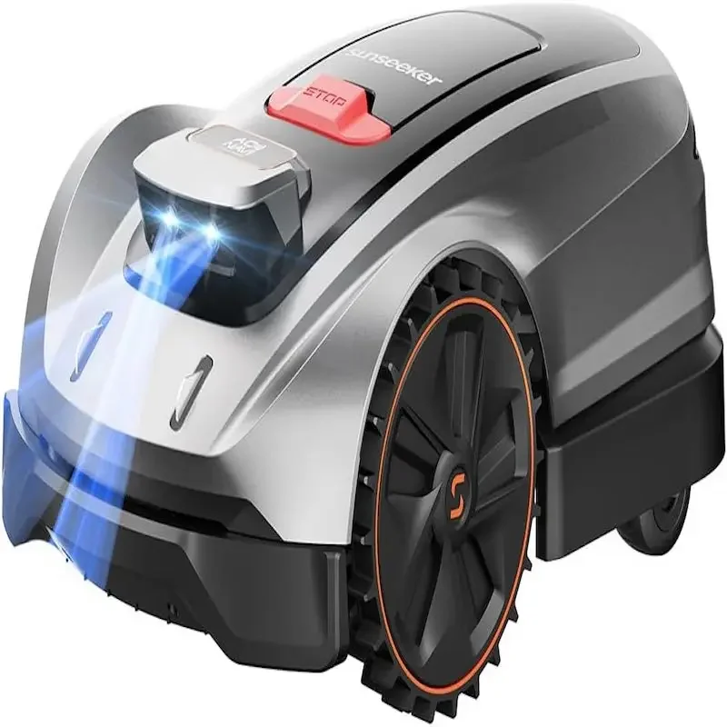 

СОВЕРШЕННО НОВАЯ робот-газонокосилка Sunseeker X3 Plus без провода, 0,3 акра/13 000 кв. Ft, Smart APP Control, Al & RTK Navigation, 6-Muti-Zone