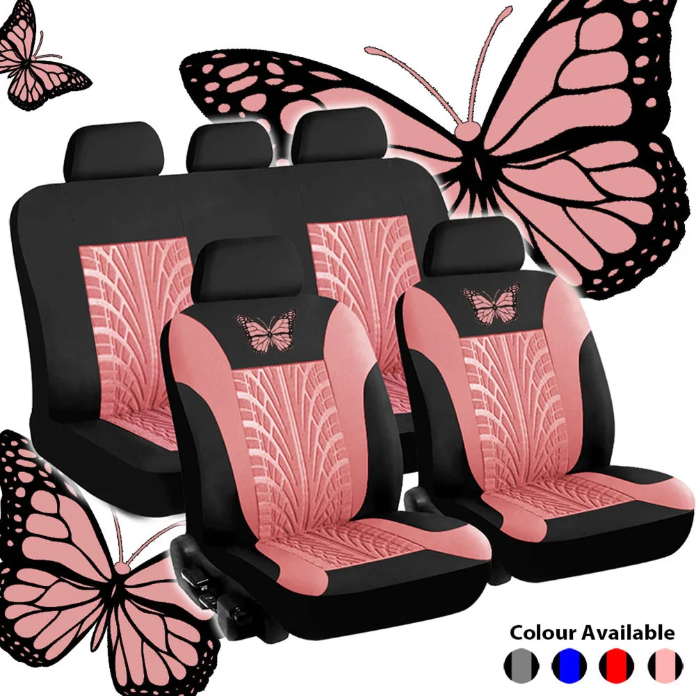 Butterfly Craft Automotive Seat Cover Four Seasons Universal Special Craft Embossed Fabric Automotive Seat Cushion