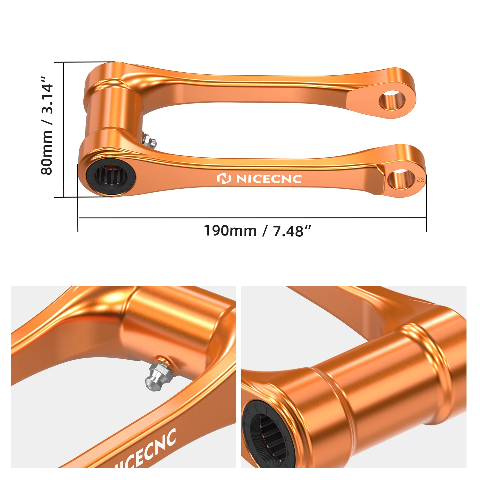 NICECNC لـ KTM SX 125 SX-F 450 SX250 XC300 SX-F 250 XC-F 350 XC-F 450 XC125 SX150 SX300 XC250 XC-F 250 2025 1 "رابط خفض