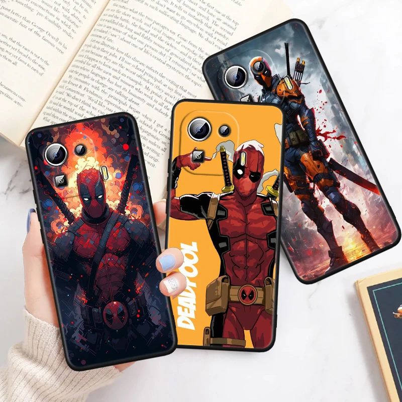 Death Attendant Marvel Cool For Xiaomi Mi 14 13T 13 12T 12 11T 11i 11 10T 10 Pro Lite Ultra 5G Black TPU Phone Case