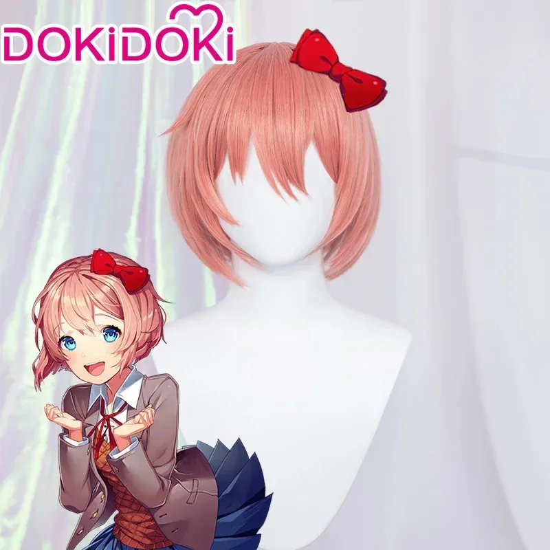 

В НАЛИЧИИ Парик Sayori GAME Doki Doki Literature Club Косплей Парик Doki Literature Club Косплей Костюм Sayori Парик