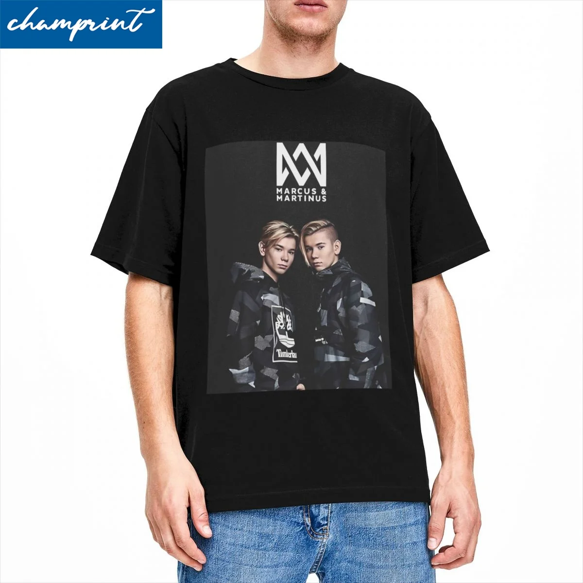 Marcus And Martinus T Shirt Men Women's 100% Cotton Hipster T-Shirts Crewneck Tee Shirt Short Sleeve Tops Printed