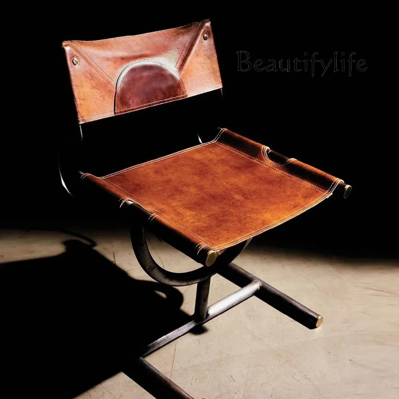 Nordic designer creative single leisure chair light luxury backrest reception chair negotiation chair special-shaped sandwich