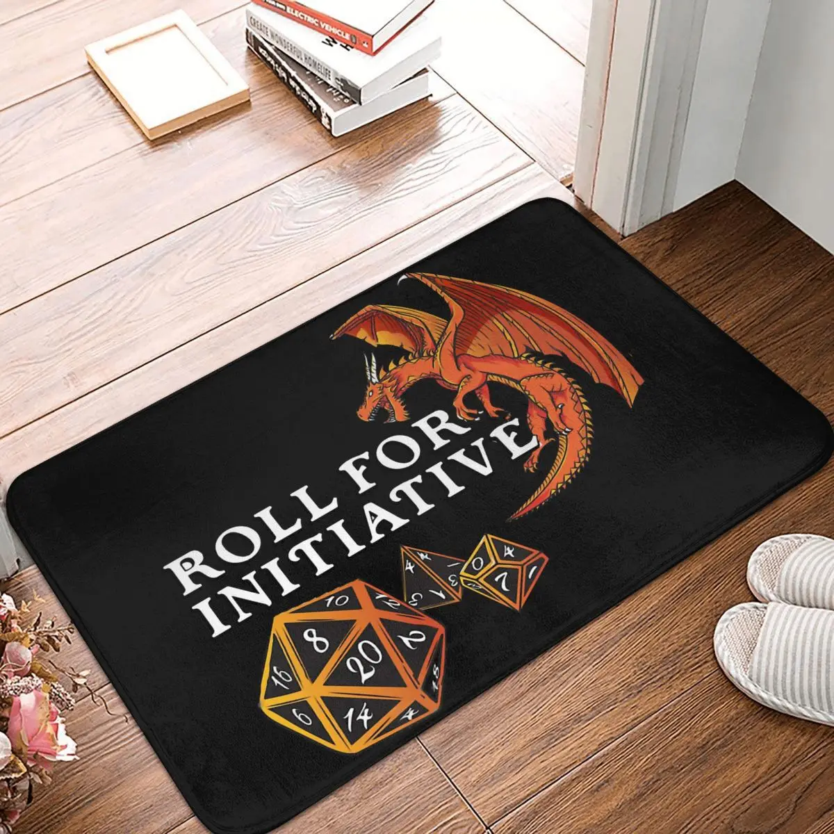 DnD Game Non-slip Doormat Bath Mat Initiative Hallway Carpet Welcome Rug Bedroom Decorative