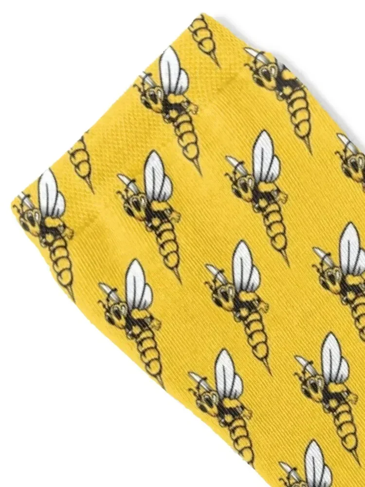 Superior Yellow Jackets Socks cartoon New year's happy Men Socks Luxury Brand Women's