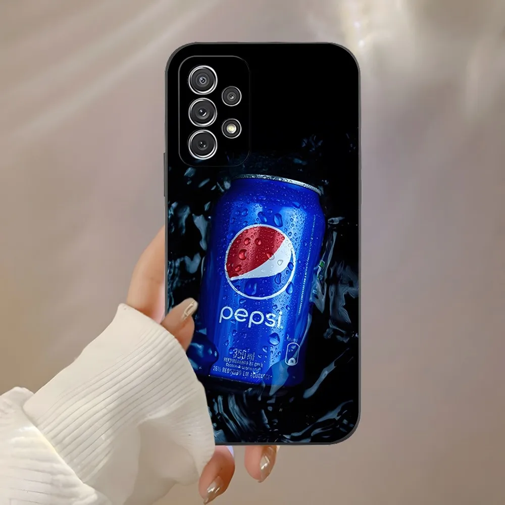 Soda Brand Art P-Pepsis Phone Case for Samsung S23 Ultra S24 S22 S20 Fe S21 Plus Galaxy A54 A34 A24 A53 M54 Note 20 Back Cover