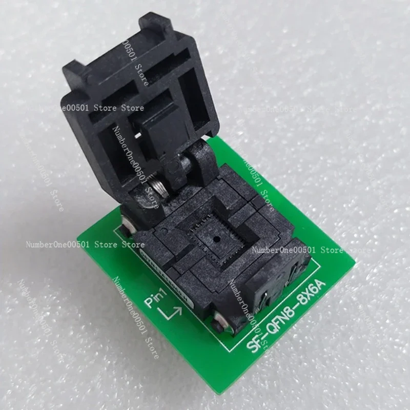WSON8 QFN8 8x6mm to DIP8 Adapter Socket SF-QFN8-8X6A Premium Imported Programmer Test Clip