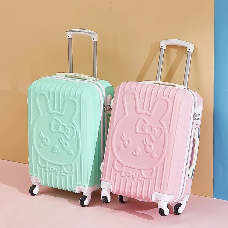 Cute Luggage 20 Inch Small Fresh Travel Case Male Female Student Cartoon Japanese Trolley Case Password Parent Box Suitcase Bags