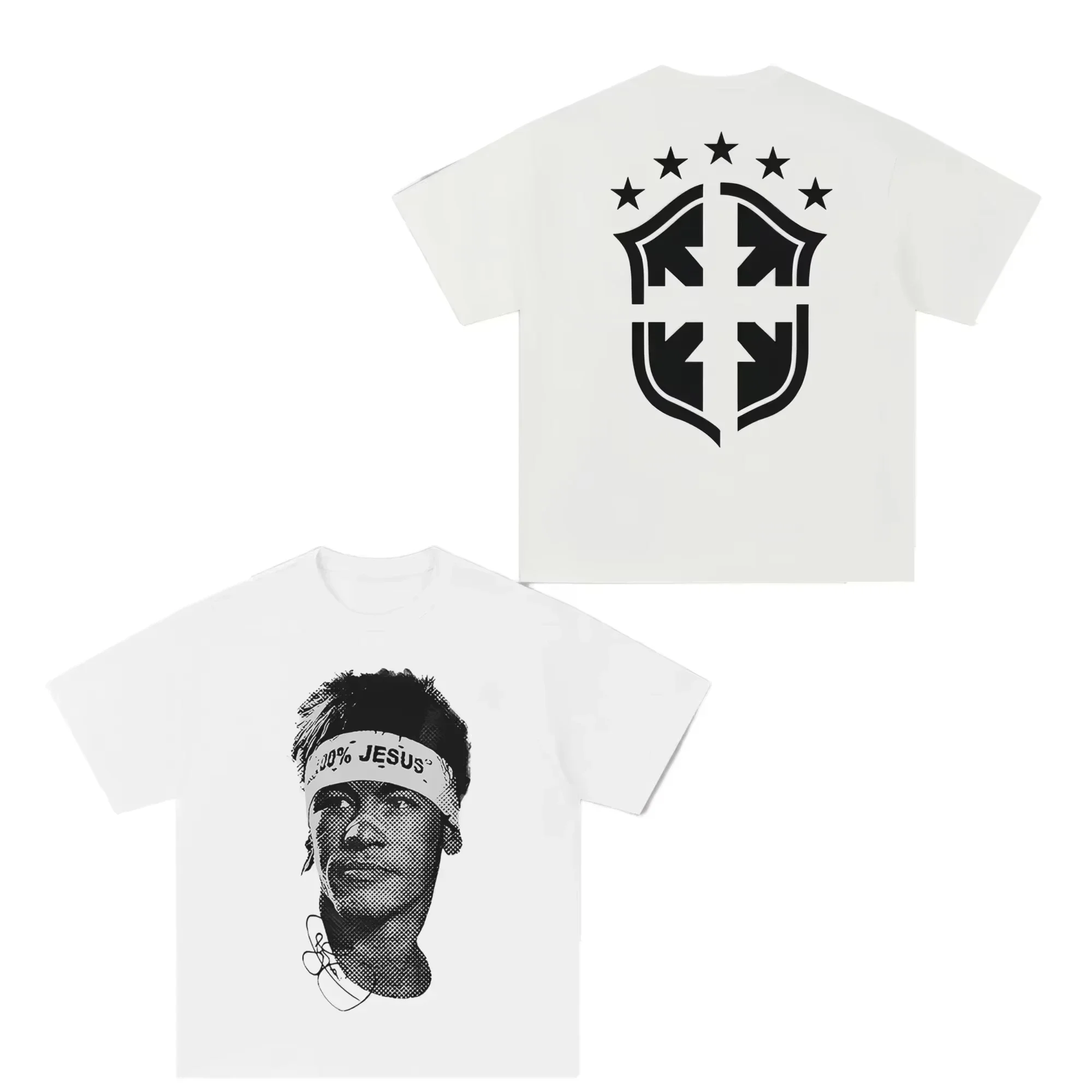 Men's T-shirt Cristiano Ronaldo Football Superstar Super Fashion Printed T-shirt Men's Wear Cotton Men's T-shirt