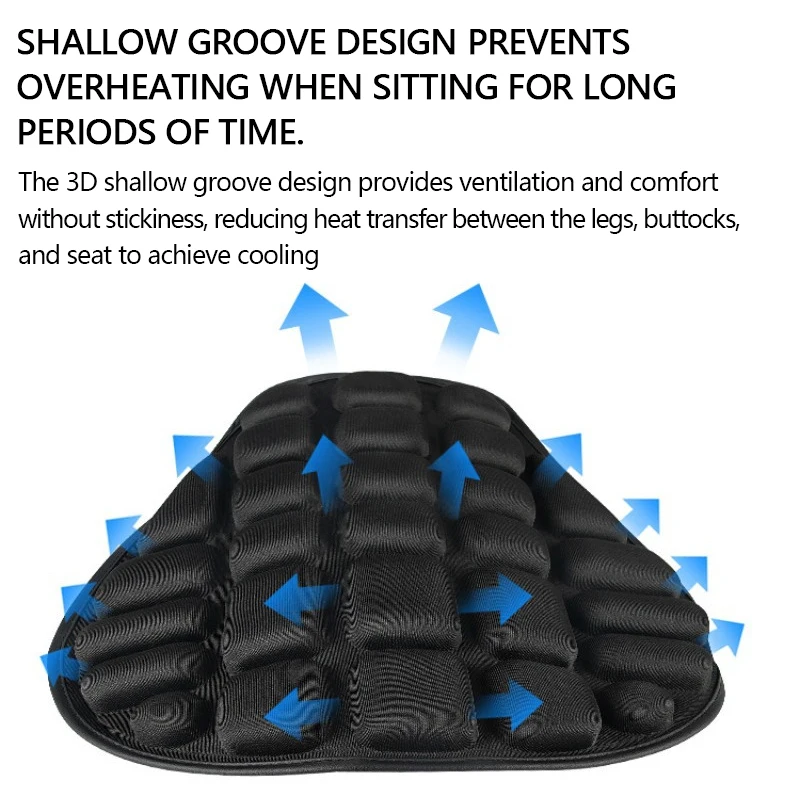 

Universal Sun Protection Motorcycle Seat Cushion EVA Foam Filling Heat Insulation Cushion Hock Absorption Seat