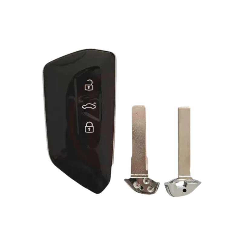 

KEYECU Modified Upgrade Flip Remote Key Shell Case 3B For VW Golf MK8 Polo Tuguan for Skoda Superb Octavia SEAT MQB HU66 HU162T