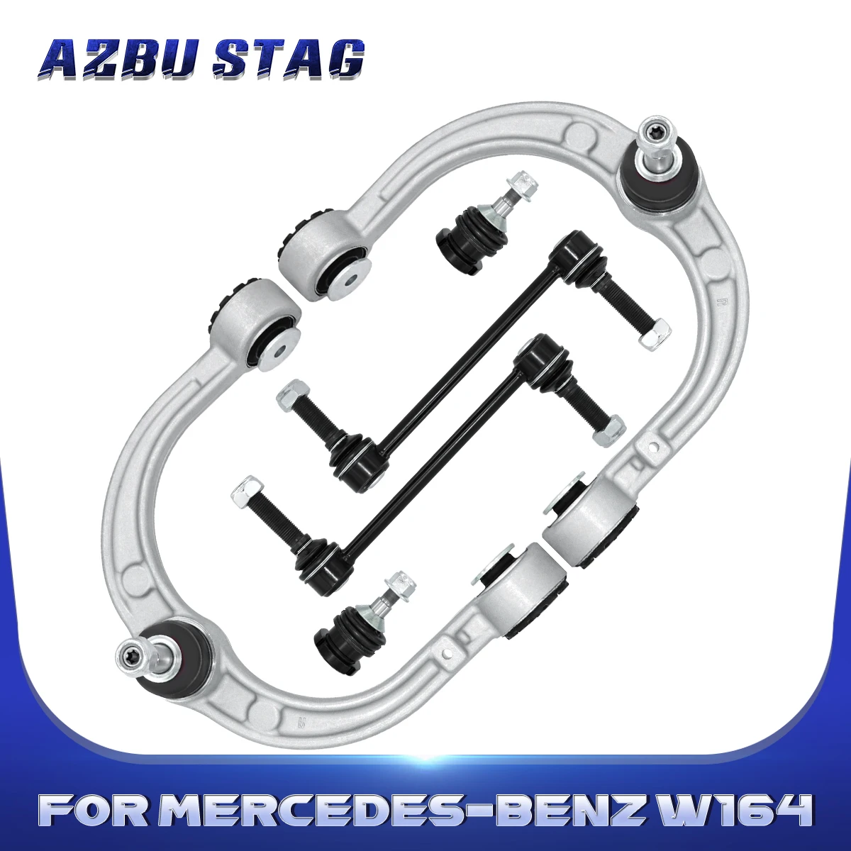 

Azbudeer 6 шт. передний верхний рычаг управления Sway Bar звеньевая петля для MERCEDES-BENZ W164 W251 GL550 ML320 ML450 ML500 ML550 2006-2012