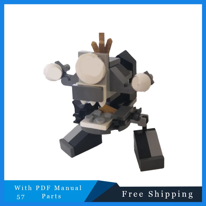 57 Parts Anime Series Alien Characters Model MOC Building Block Bricks DIY Toy Set Birthday Christmas Holiday Gift For Kid 2025