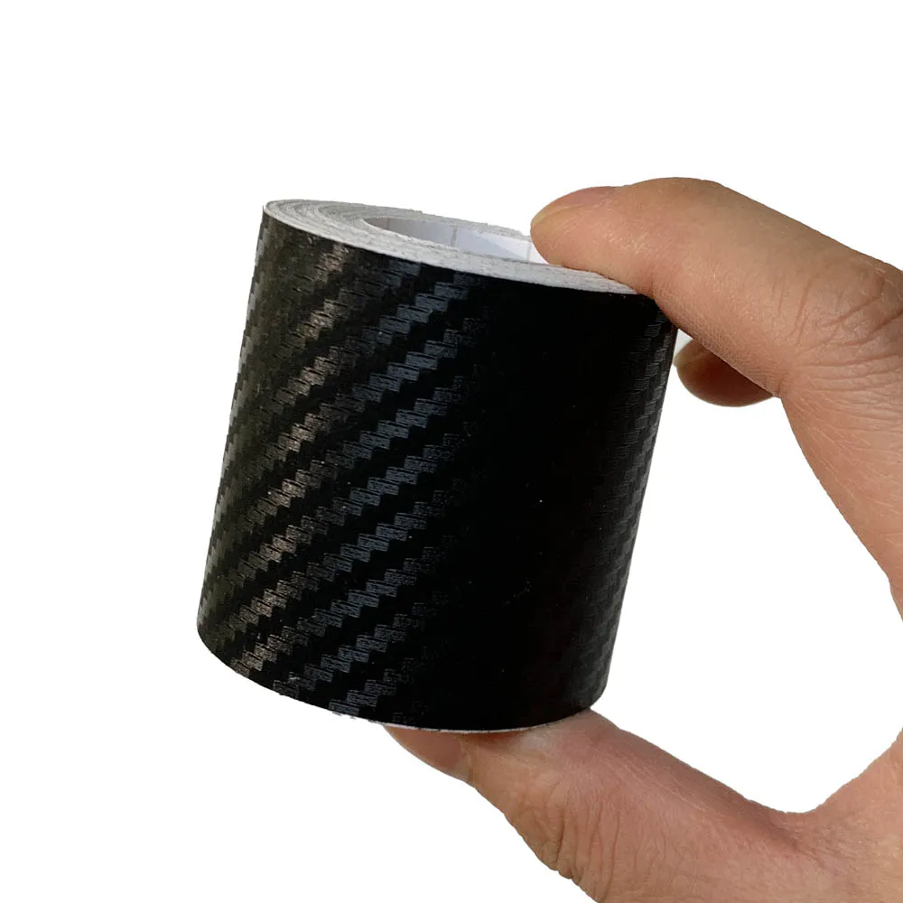 

3D Carbon Fiber Car Sticker Anti-Scratch Waterproof Carbon Fiber Auto Door Sill Side Protector Stickers for Car Accessories