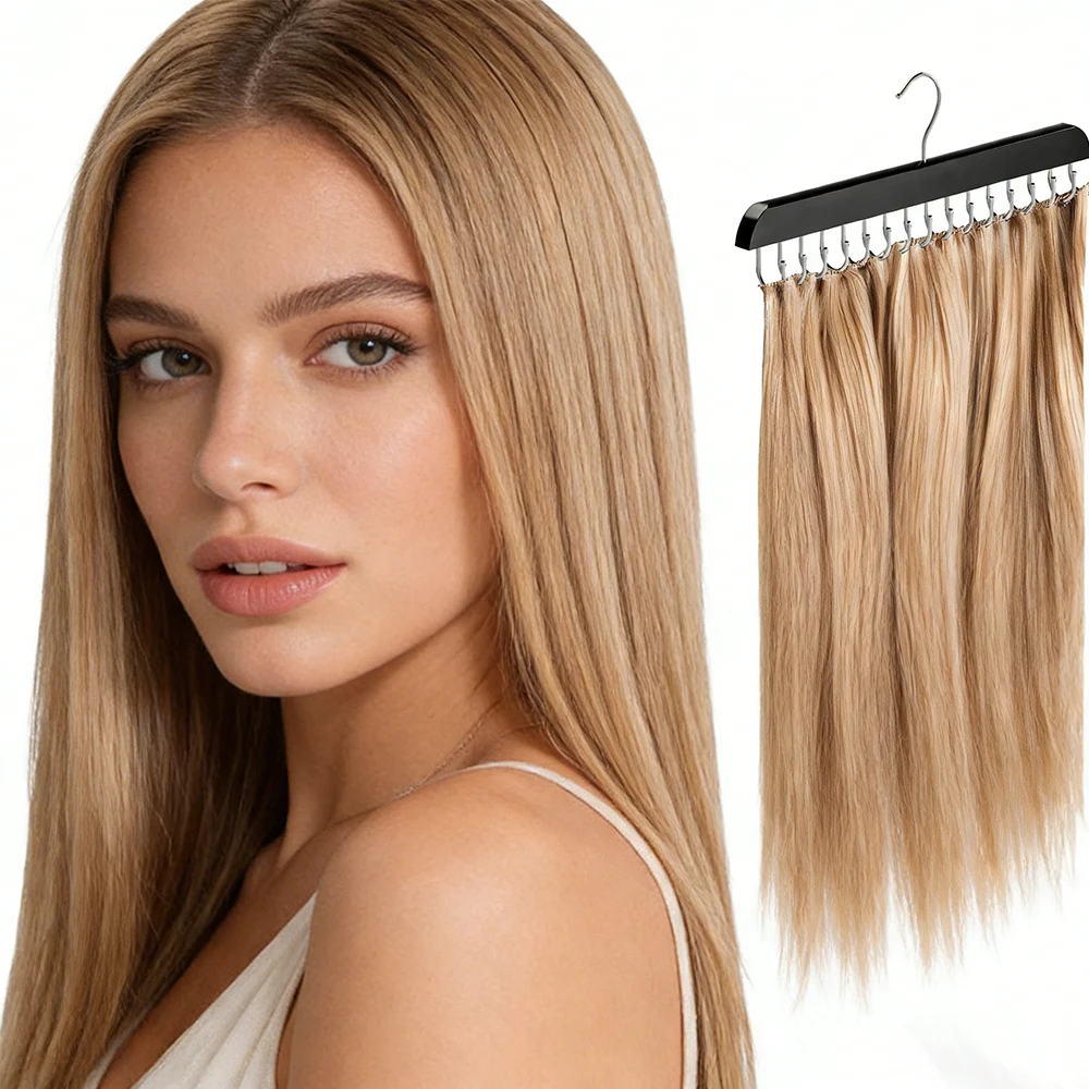 

Black Multifunctional Hair Extension Holder Wig Stand for Styling Braiding Washing Drying