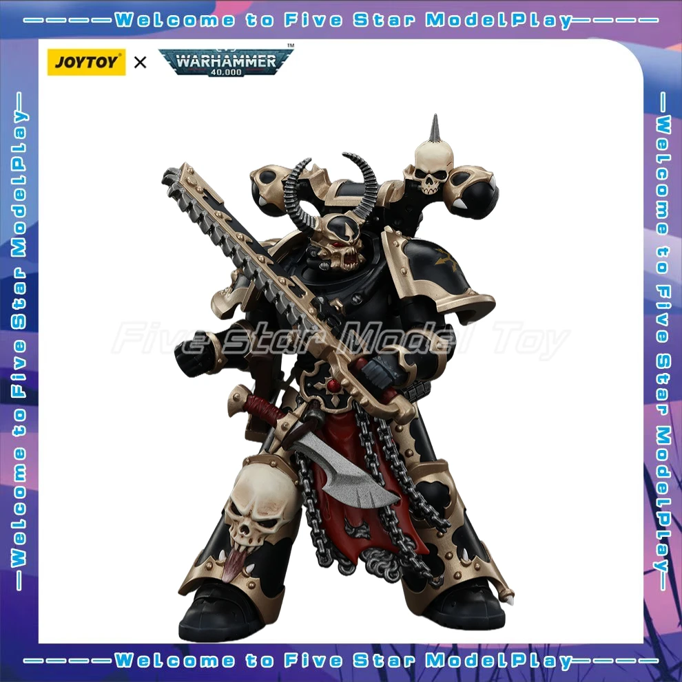 

In Stock Original JOYTOY Warhammer 40K Chaos Space Marines Black Legion 1/18 Action Figure Model Toy Gift Collection