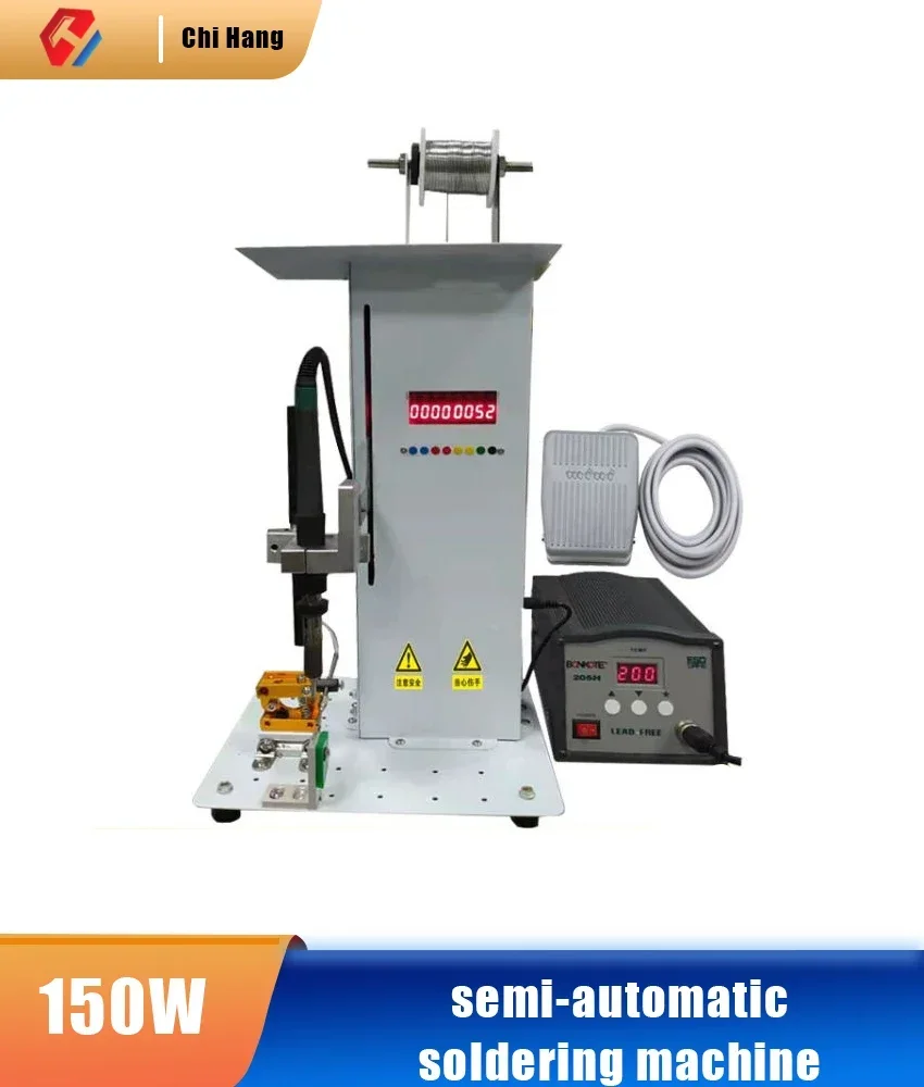 Intelligent Semi-automatic Soldering Machine Foot-operated Soldering Chromium Iron Soldering Station USB Aviation Plug-in Lamp