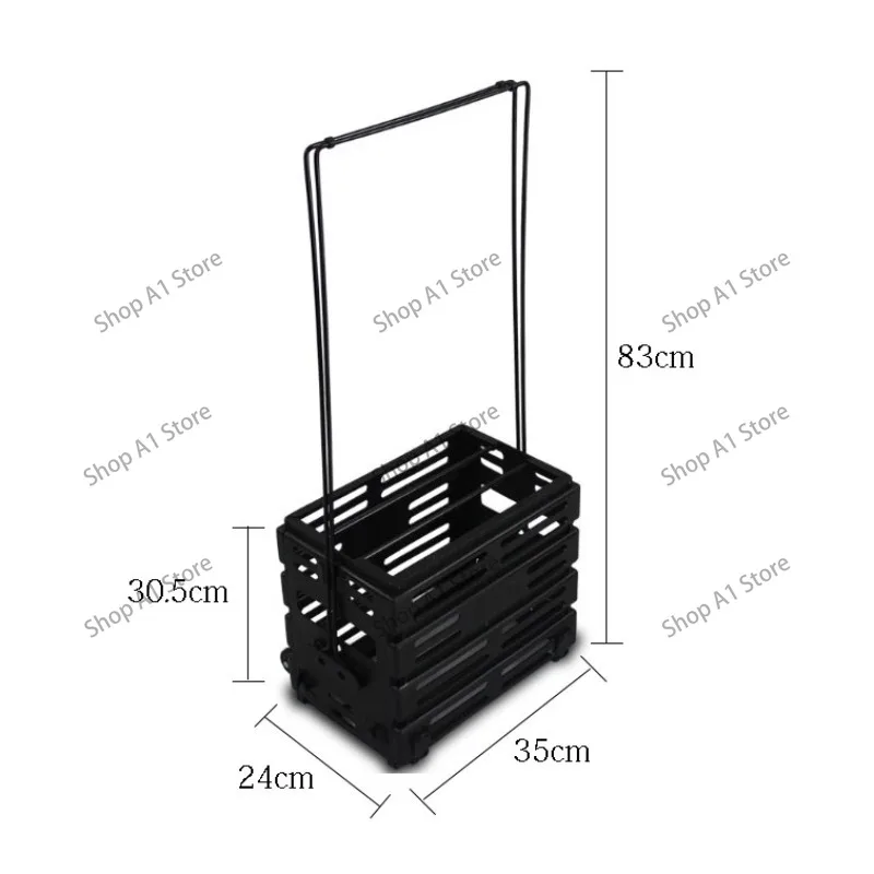 Multifunctional Rolling Tennis Ball Cart with Wheels, Tennis Ball Hopper Picker, Portable Tennis Storage Trolley