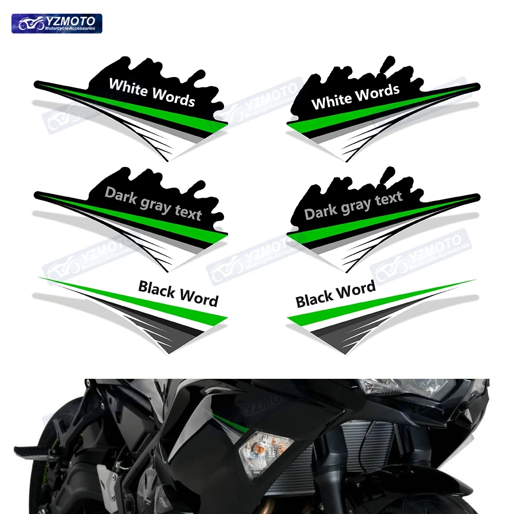 For NINJA650 Ninja 650 Motorcycle Accessories Racing Sticker Left and Right Bodywork Fairing Waterproof Decal Stickers Decorate