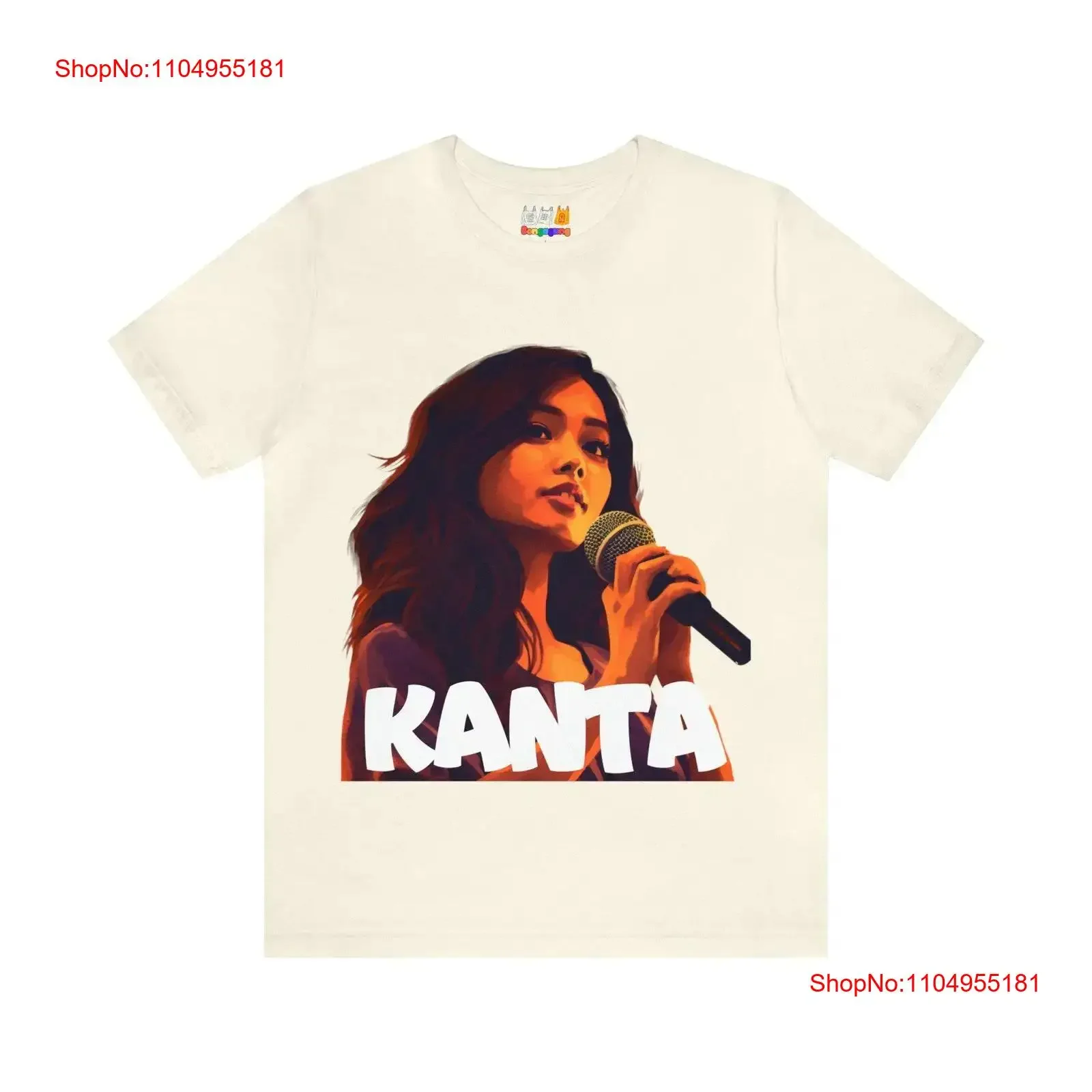 

KANTA Jersey T Shirt Tagalog Filipino Pinay vintage Washed Soft Top For Everyday Wear Versatile Casual graphic homme