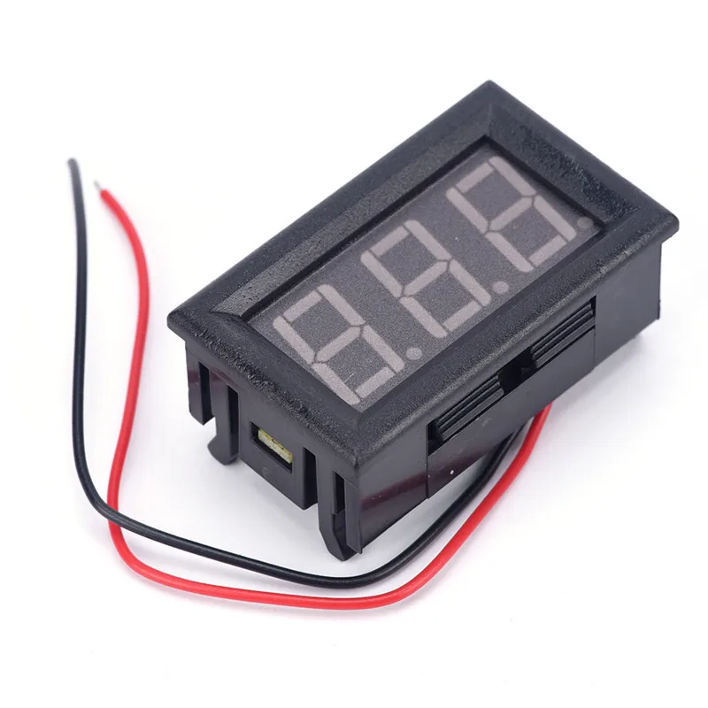 1PC Mini Red DIY Mini Voltmeter Tester 3-Digital Voltage Test Battery DC4.5V-30.0V Car For Auto Car LED Display Gauge