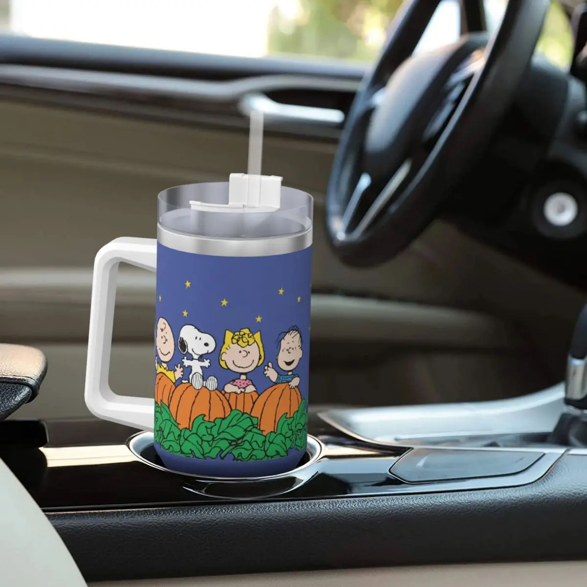 Stainless Steel Tumbler Peanuts It\'s The Great Pumpkin Charlie Brown Coffee Mug Portable Drink Mugs Cup Camping Water Bottle