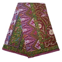 2024 100% Cotton Veritable Wax Ankara Print Fabric Textile For Dress Real African Dutch Dye Block For Fabrics 6 Yards Sewing