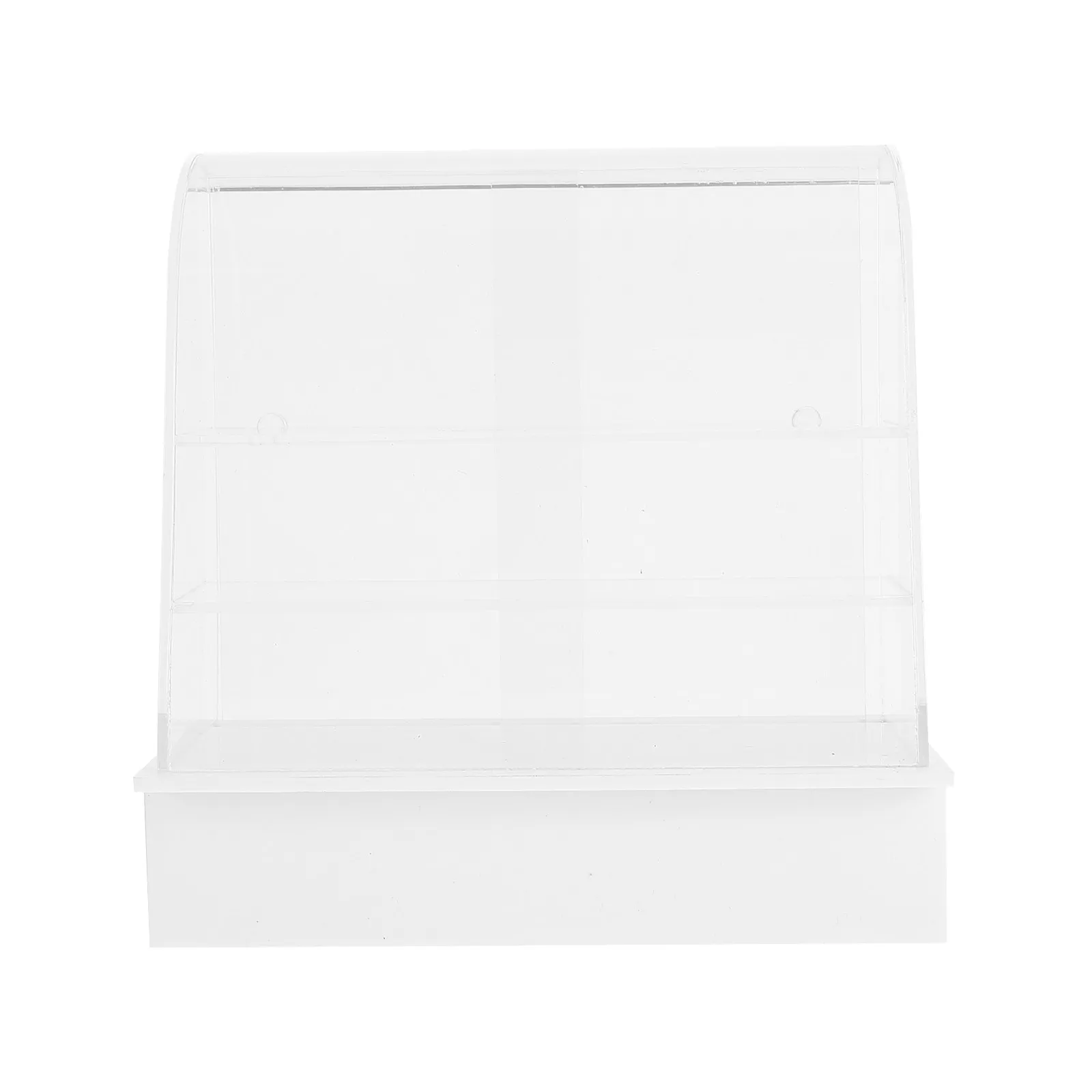 

Mini Cake Cabinet Sliding Door Clear Plastic Simple Design Mini House Kitchen Scene Micro Display Kitchen Scene Model