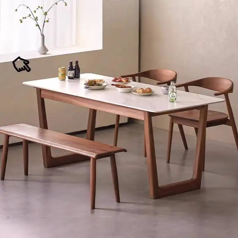 

Italian High Square Dining Tables Design Writing Wooden House Dining Tables Kitchen Luxury Modern Tavola Da Pranzo Furniture