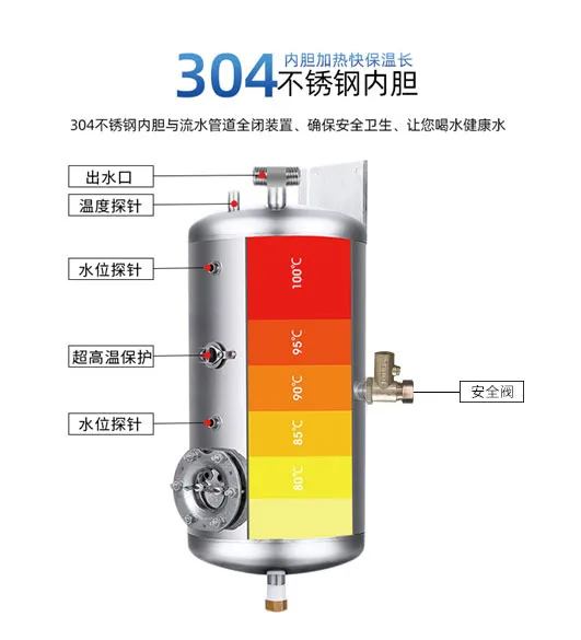 XZ-3KT Dispensador de agua comercial Caldera de agua Tipo paso a paso inteligente de gran capacidad