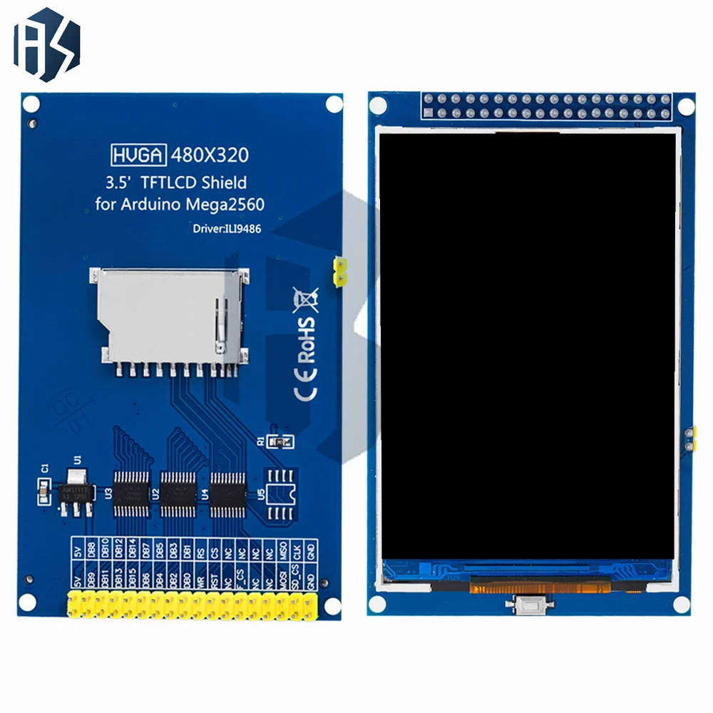 Módulo de tela LCD TFT de 3,5 polegadas Ultra HD 320X480 para placa Arduino MEGA 2560 R3