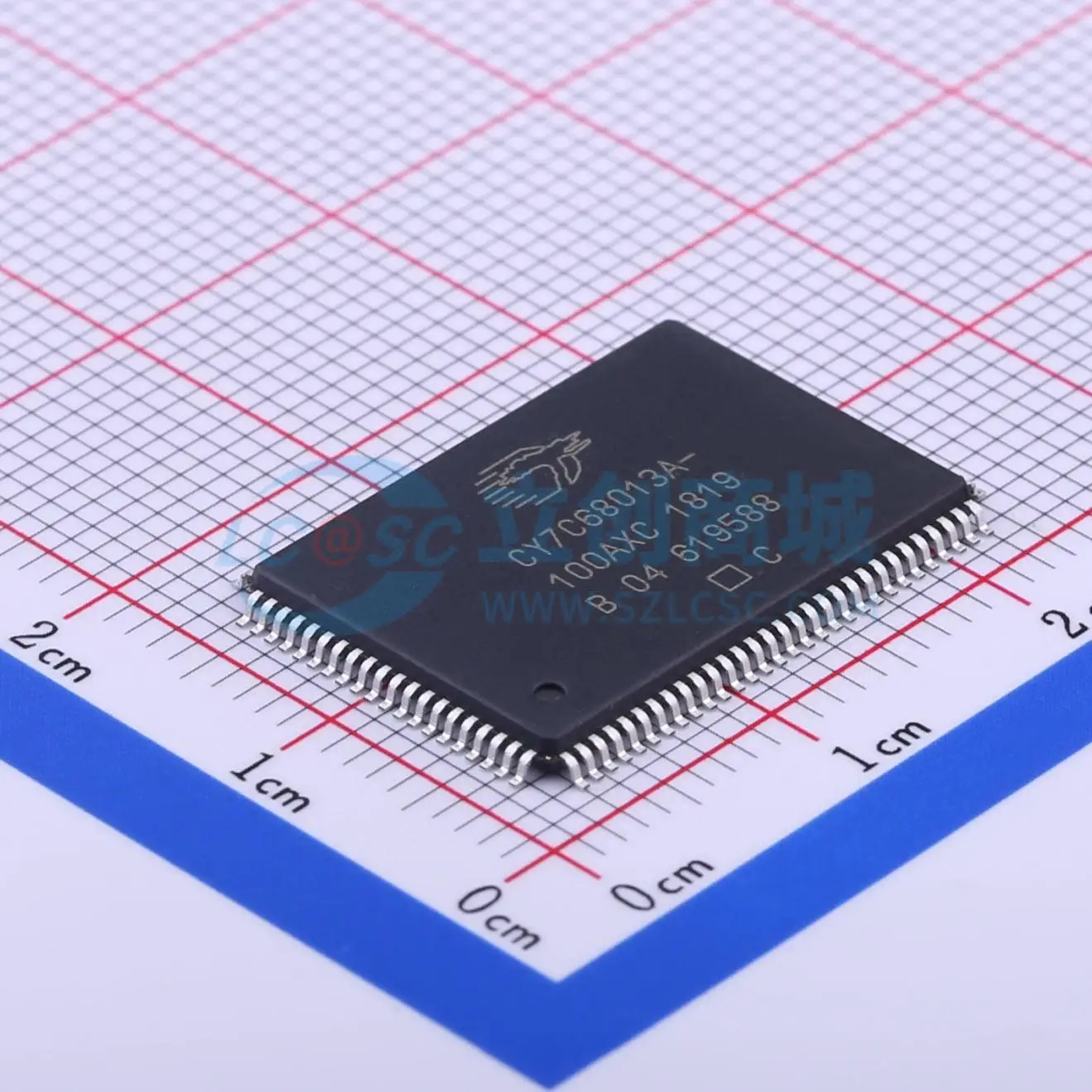 CY7C68013A-100AXC متوفر 100% جودة أصلية جديدة