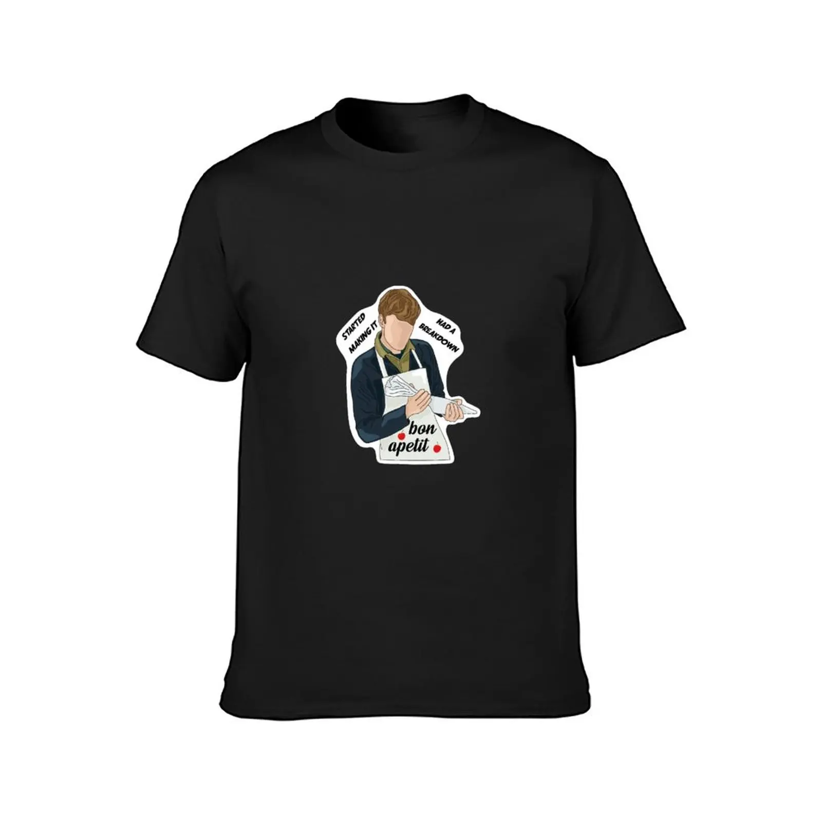 James Acaster: Bon Apetit T-Shirt boys animal print tops blanks funny t shirts for men