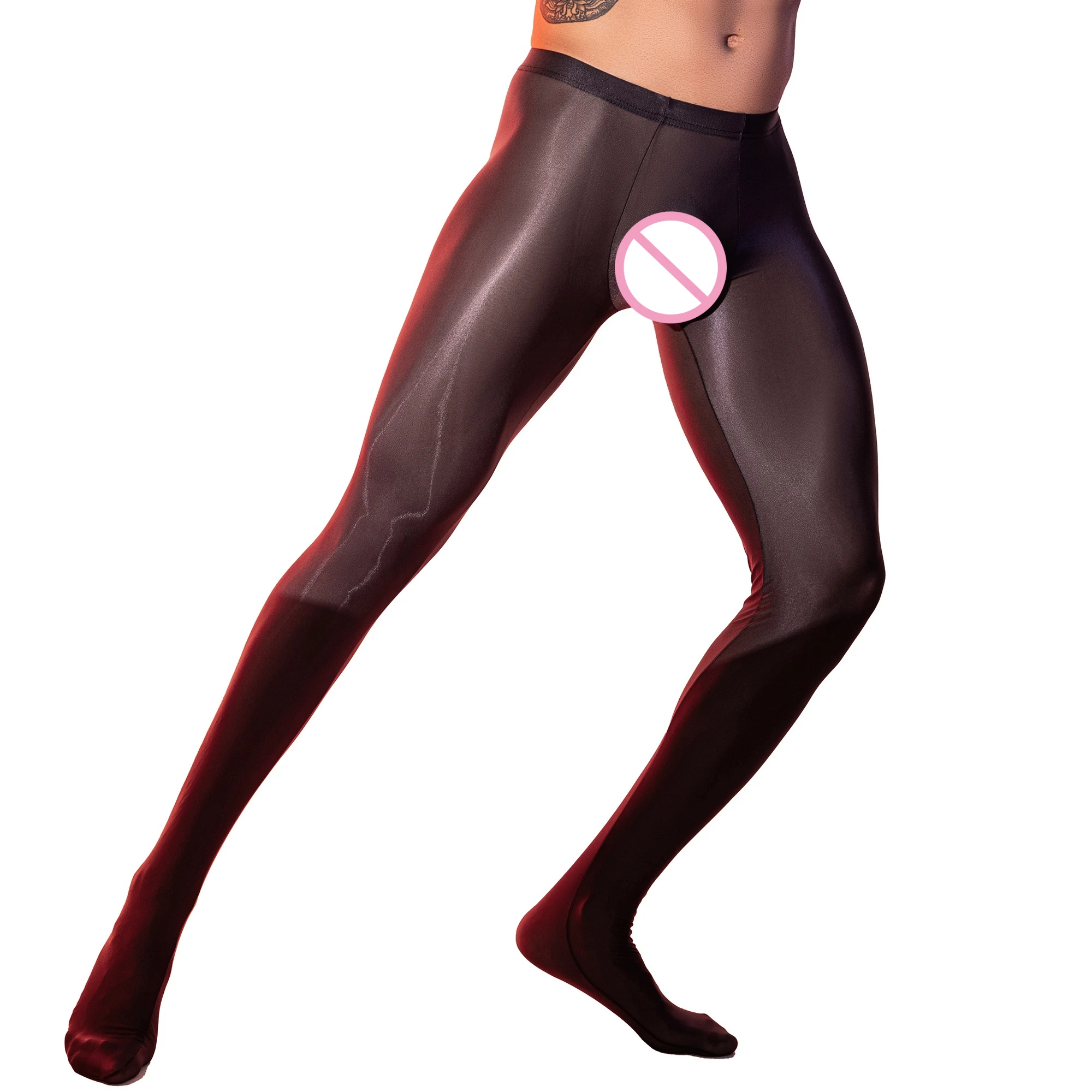 

Men's Mesh Sheer Elastic Long Pants See-through Ultra-thin Leggings Breathable Underwear Trousers Tight Fitting Sleep Bottoms