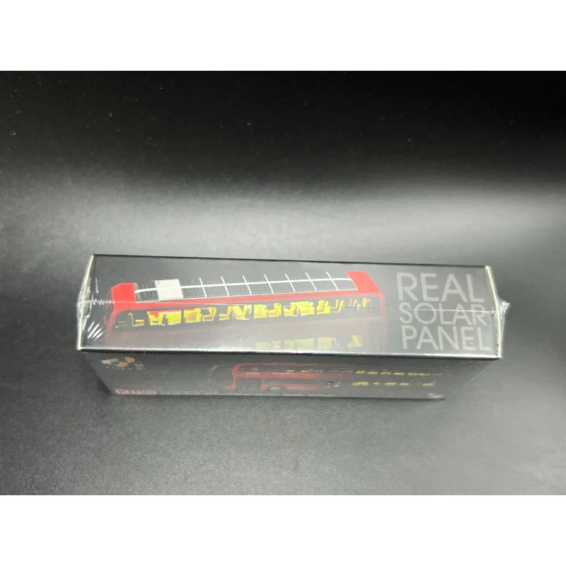 Diecast Tiny 1:110 Scale KMB ADL Solar Panel 234X Hong Kong Double-Decker Bus Alloy Bus Model