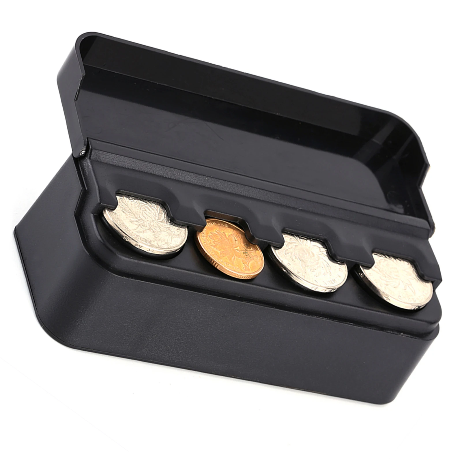 Car Coin Holder Auto Coin Organizer Auto Car Portable Plastic Car Storage Box Case Container Organizer Storage Bag