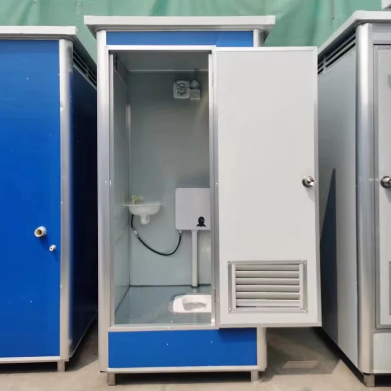 

Custom Outdoor Woman Public Toilet Cabin Chinese WC Movable Housing Portable Mobile Public Toilet For Beach Hotel