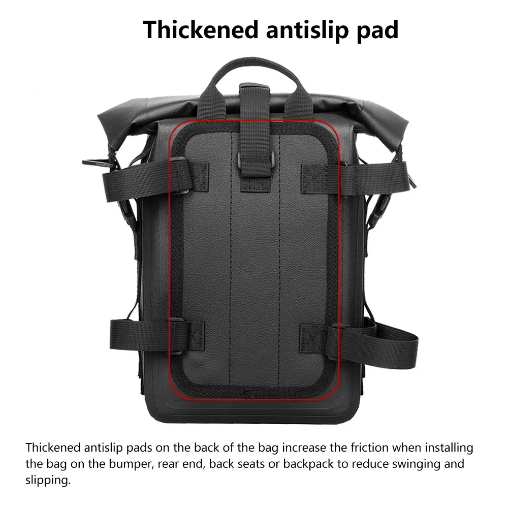 

Водонепроницаемая сумка на защитную дугу мотоцикла, быстросъемная, объемом 4 л, боковая сумка для мотоцикла, портативная, простая установка, мотоциклетный багажник