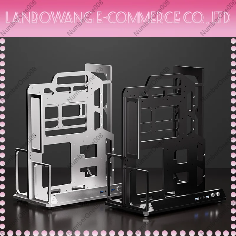 Aluminum Alloy Metal ATX Open Chassis Water-cooled MATX Handheld ATX Power Rack ITX Desktop Computer