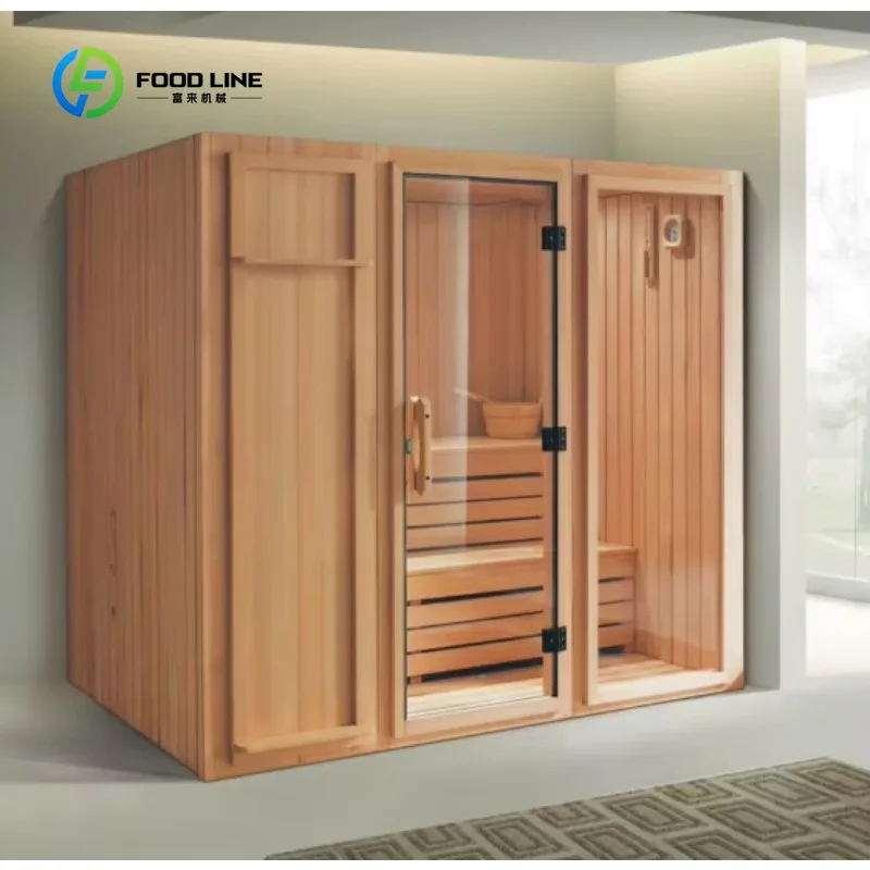 Customized Big and Luxury Sauna Room Cabin 4-6 Persons Indoor High Quality Sauna Room