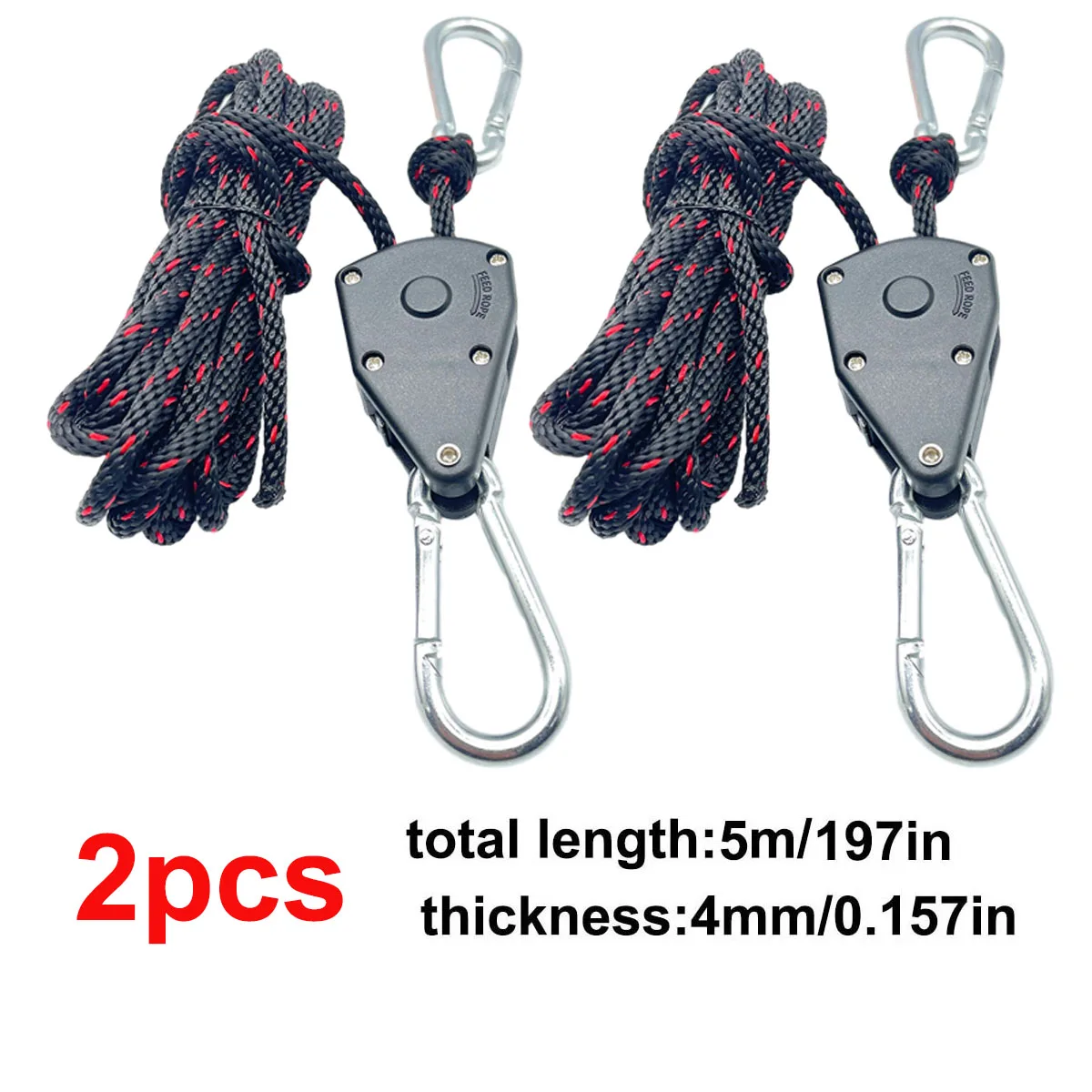 4mm Camping Tent Vastbinden Touw Spanner Bevestiging Katrol Ratel Hangers Luifel Touw Haak Luifel Gesp Touw Aanscherping Tool
